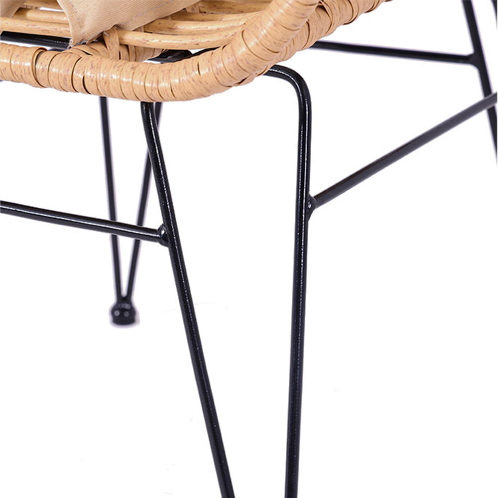 Садовый ротанговый стол и стулья для патио