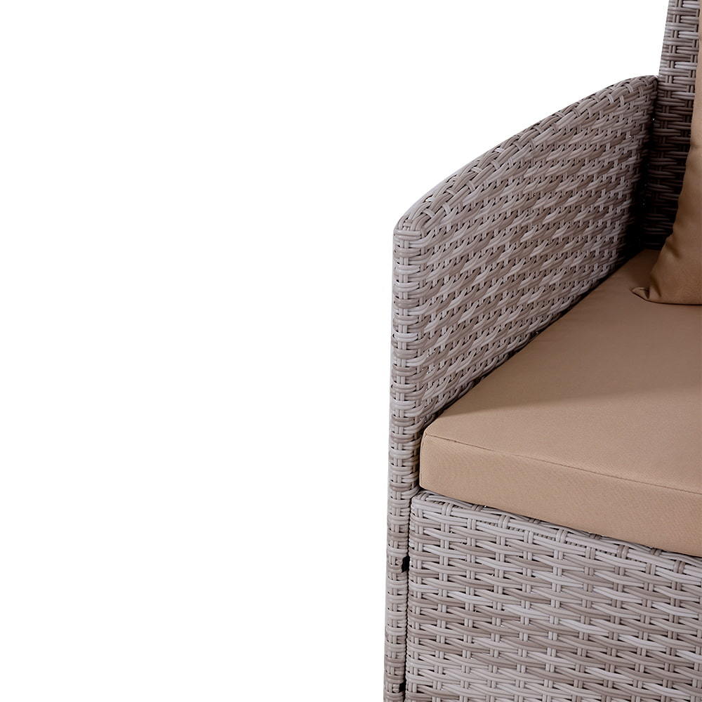 WYHS-T244 Пять комплектов комбинированной мебели для патио, сада, небольшого журнального столика, кремово-белого цвета