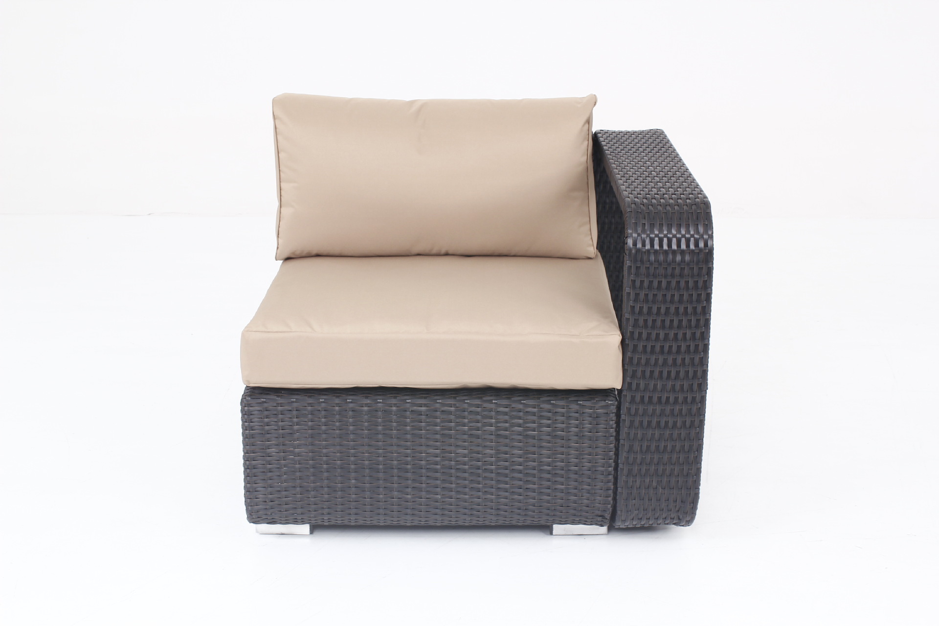 Уличный плетеный ротанговый стол и стулья, диван, патио, плетеная мебель из ротанга, стальной сад