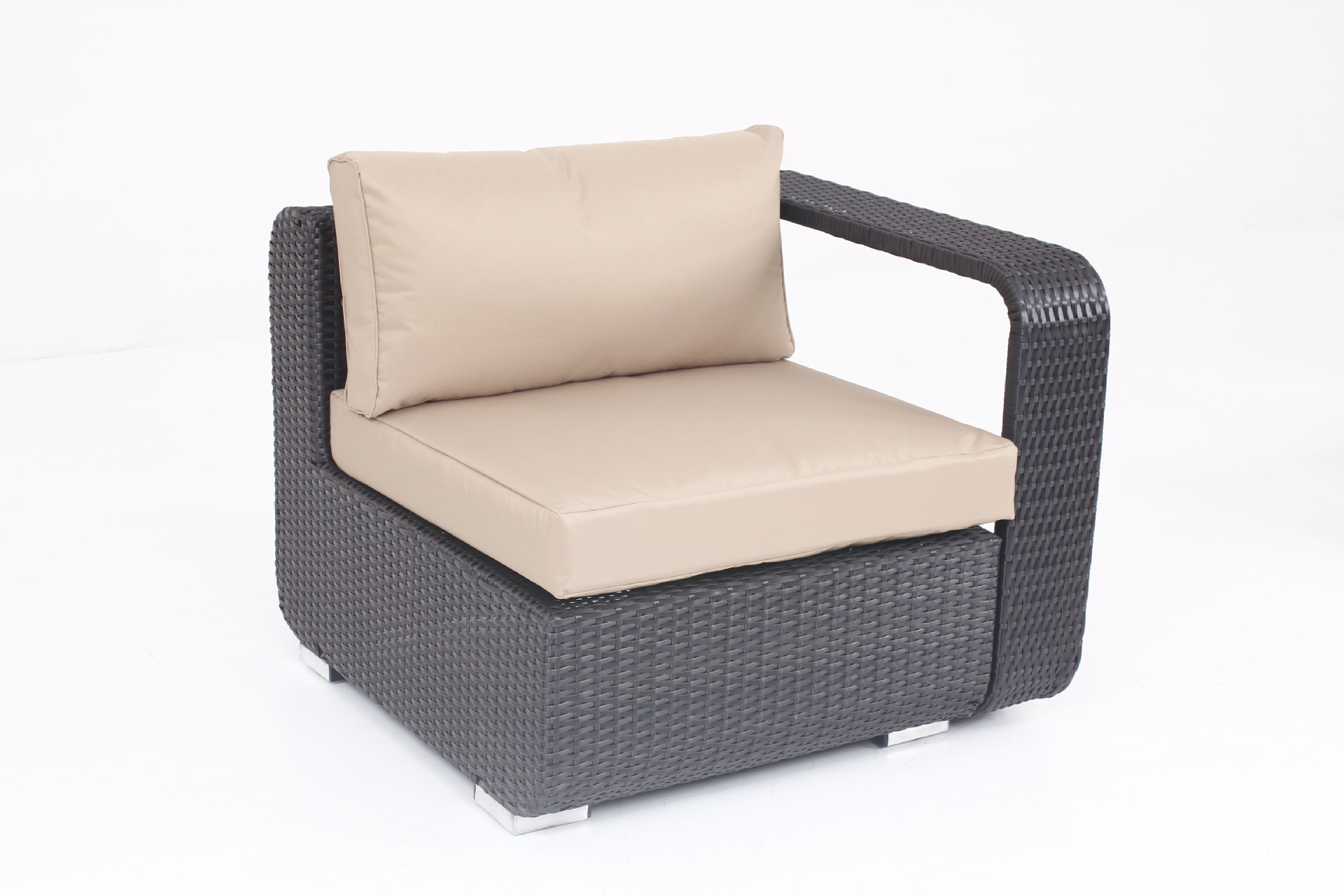 Уличный плетеный ротанговый стол и стулья, диван, патио, плетеная мебель из ротанга, стальной сад