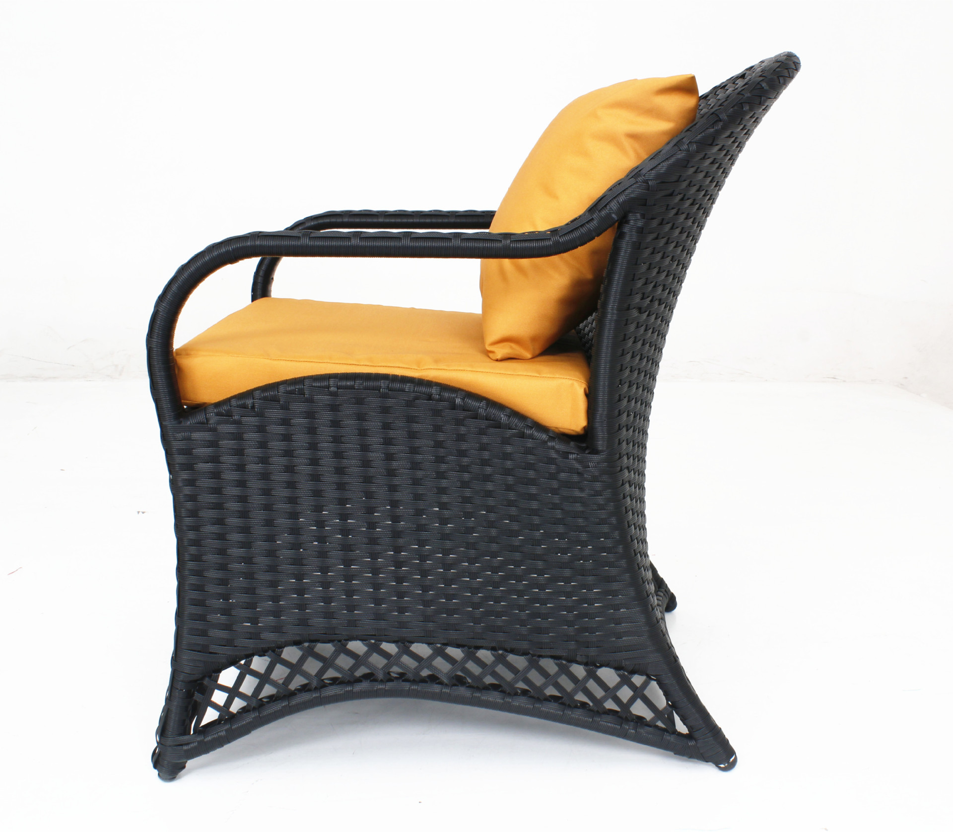Небольшой журнальный столик на балконе, комбинированный чайный столик и стулья, стулья со спинкой из ротанга, патио, современный минималистский стулья из ротанга для отдыха, обеденный стол